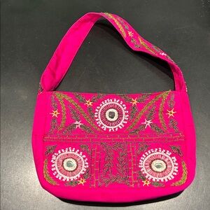 Pink Beaded Mini Bag
